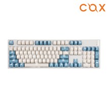콕스 COX CY104 게이트론 기계식 키보드 블루 (갈축)