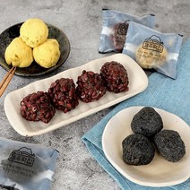 제주떡집 오메기떡 3종세트 총 100개 (팥 40개+콩고물 30개+흑임자 30개) 개별포장 제주선물 아침대용식 굳지않는떡, 단품