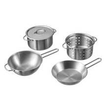 이케아 둑티그 장난감냄비5종 스테인리스스틸색