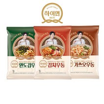삼립 하이면 완도김우동 1봉(205g) / 가쓰오우동 1봉(207g) / 김치우동 1봉(198g), 김치우동 1봉, 1개, 205g