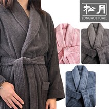 송월 호텔 프리미엄 고중량 가운, M, 딥그레이