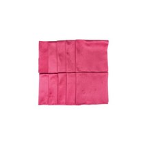 초극세사 고급형 안경닦이 렌즈크리너 국내생산 18x18cm 10장 버건디로고인쇄없음