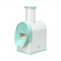 아이스 크러셔 usb 충전 우유 차 빙수 기계 전기 이중 블레이드 기계 빙삭기 175, 보여진 바와 같이