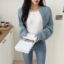 [아이슈즈] 믹스 볼레로 가디건 1083719