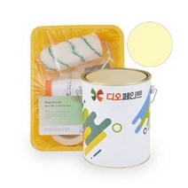 디오페인트 곰팡이방지 결로방지페인트_베란다 벽지용페인트1L세트(세라믹플러스 1리터+도구세트), 베스트4(치즈)