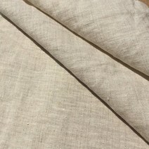 135cm 너비 원사 염색 천연 100 순수 린넨 아마 원단 봉제 천 드레스 가운 여름 얇은 diy 수제, 135x100cm, 엷은 황갈색
