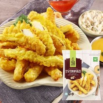 간편식 사옹원 튀김공방 매콤오징어튀김 35g 10개입 350g 냉동, 1봉 350g