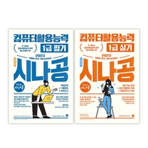 2023 시나공 총정리 컴퓨터활용능력 1급 필기+실기 세트, 단품