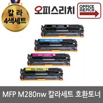 HP호환 MFP M280nw 칼라4색세트 프리미엄재생토너 CF500A