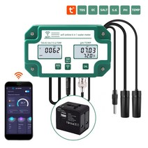 수질검사 수족관 양식장 스마트 PH TDS EC 계측기 염분 자가 수질 측정기 WIFI, CHINA_Eu plug