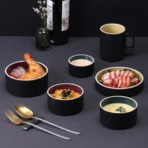 로얄베일 블랙포레스트 1인세트 6P - 블랙, 1.메이플옐로우