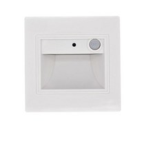 벽조명 Recessed LED 계단 빛 0.6W 1.5W 86 motion 탐지기 센서 벽 AC85-265V 단계 조명 램프, [05] Sensor White, [02] 1.5W, [02] Cool White(5500-7000K)