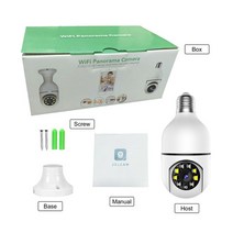 애견모니터 베이비모니터 무선cctv IP 카메라 와이파이 베이비 모니터 1080P 무선 원격 미니 실내 CCTV 보, 01 white_01 고정 초점