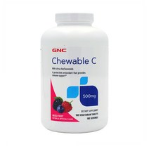 GNC 츄어블 비타민 C 500mg 180정, 180개, 1개