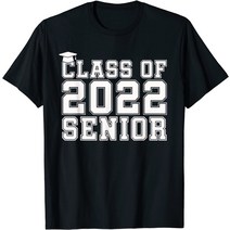 브랜드없음 시니어 22 2022년 고등학교 대학 졸업 티셔츠