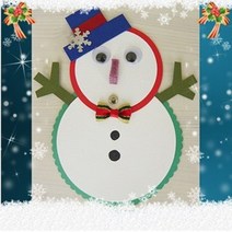 신나라-닷컴_크리스마스만들기 눈사람카드2 만들기 미술재료 팬시용품 문구 재활만들기_ tlsskfk, 신-컴-선택사항없습니다, 이상품찜!