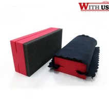 국산 유리막 전용코팅 유니크 EVA 패드 + 스웨이드 5P, 블랙-화이트