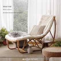 원목 라탄의자 위시본체어 카페 와이 의자 체어 tt chaise longue 등나무 홈 등나무 간단한 편안한 야외 발코니 낮잠 등받이 소파, g