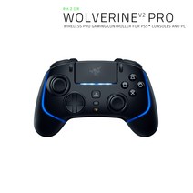 레이저코리아 울버린 V2 PRO 무선 컨트롤러 - 블랙 (PS5 콘솔 및 PC 호환), RZ06-04710200-R3A1/블랙