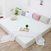 세미마이크로화이바 스위트 홑겹 패밀리 침대매트리스커버