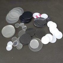 (하이셀) 소형 원형 겔패드 양면 3M 테이프 보조 흡착판 다용도 미끄럼 흔들림 방지 고정 거치대, 50mm(3개)