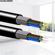 광 케이블 광섬유 야외 단일 모드 통신 기갑 광케이블 4 6 8 12 24 코어, 24core 9.0mm, 10m, 1개