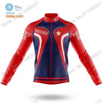 겨울 자전거 의류 세트 보온 2022 푸에르토 리코 남성 여름 긴 소매 레이스 도로 셔츠 탑 MTB 유니폼 저지