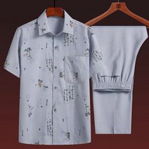 남성 개량 한복 여름 계량 커플 세트 생활 두루마기 30수 삼베옷 남자