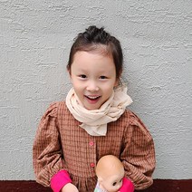 아기 유아 아동 키즈 어린이 여아 남아 요루 린넨 거즈 스카프 목수건