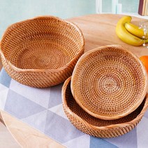 원형 브레드바스켓 과일담는바구니 양파감자보관함 3종