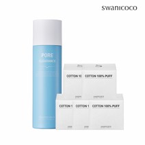 스와니코코 포어클리어런스 피지관리액 100ml + 화장솜 20매x5개, 단품