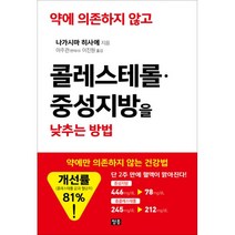 약에 의존하지 않고 콜레스테롤.중성지방을 낮추는 방법 : 약에만 의존하지 않는 건강법, 청홍(지상사), 나가시마 히사에 (지은이), 이주관, 이진원 (옮긴이)