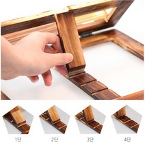 필기대 필기용 양손자유 각도조절 이중 누워 보는 누워서 책보기 눕서대 넓은 투명 독서대, A철고정