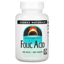 소스내추럴스 엽산 800 mcg 500 정