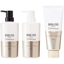 고세 KOSE salon style(살롱 스타일) 살롱 스타일 비오리스 보타니컬 에스테틱 리파이닝 샴푸 (스무스), 1) 헤어 케어 3점 세트
