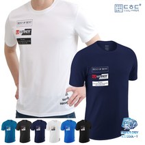 착한녀석들 L~4XL 빅사이즈 기능성 쿨론 남성 데일리 반팔 티셔츠 위너 쿨링 티셔츠_NFS10