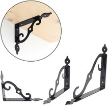 골든트리 ㄱ형 클래식 디자인 벽 선반 받침대 선반다리 고정받침 까치발 꺽쇠, 중