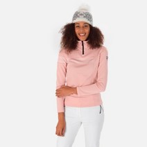 22로시놀 스키복 W RESORT 1/2 ZIP POWDER PINK