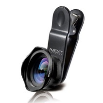 넥스트 NEXT-16MM 스마트폰 광각렌즈 16mm 4K Wide 120도, 1개, 블랙