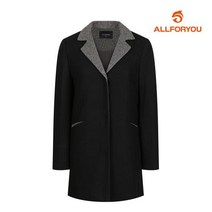올포유 올포유 여성 모혼방 배색 포인트 자켓 AWKKH7452-915_G