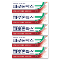 글락소스미스클라인 파로돈탁스 데일리 후로라이드 치약, 150g, 5개