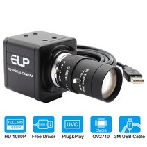 카메라렌즈 호환 mm+아랑 캐논 50mm1.8 24-70 rf 24-105 1080P 풀 HD 30fps 60fps 120fps 미니 PC 웹캠 USB, 06 No lens