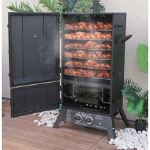 업소용 대형 훈연 바베큐 그릴 야외 훈제 치킨 통삼겹, (6단 그릴) 천연가스 모델