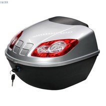 오토바이 배달용품 스트랩 배달박스 배달가방 테일 박스 전기 스쿠터 트렁크 탑 하드 케이스 헬멧 보관 수하물 반사 램프 포함, 4.D