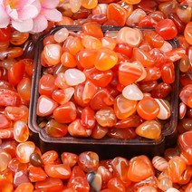 화분자갈 컬러스톤 건재상 다육 식물 포장 탱크 여러 가지 빛깔의 식물 화분 색 작은 자연 자갈 원예용 조경용돌 자갈돌, 붉은 마노 0.9-1.2CM 1k
