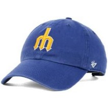 47 시애틀 매리너스 쿠퍼스타운 클린업 조절 가능한 모자/캡