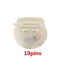 뷰티디바이스 일회용 교체 Microneedle 카트리지 금 도금 102564나노 핀 팁 마이크로 니들 RF 기계 여드름 방지 스트레치 마크, 01 10 pins
