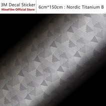 범용 60mm x 1.5m 렌즈 데칼 스킨 캐논 니콘 스티커 프로텍터 안티 스크래치 커버 필름, 북유럽 티타늄 b