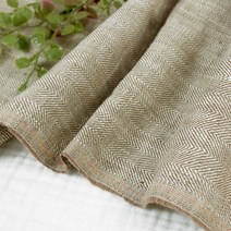 대폭 8수 샴브레이 선염 헤링본 린넨 (14칼라), 4번 라이트네이비