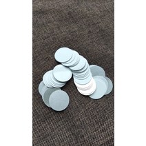 3D프린터재료 50 개/몫 빈 승화 라운드 금속 플레이트 DIY 인쇄 잉크 전송 단일 측면, [25] 70x70mm, 25 70x70mm